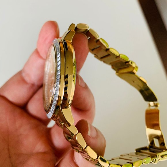 Michael Kors Madelyn Pavé Gold-Tone Watch, 40mm main image 5